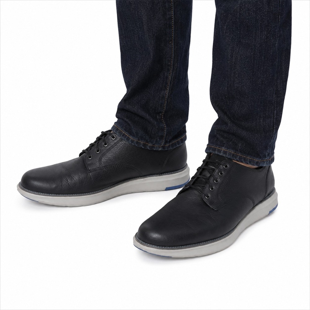 Men's Size 13M Black Oxfords Cole Haan Grand Atlantic Oxford Blue Aglet C33742